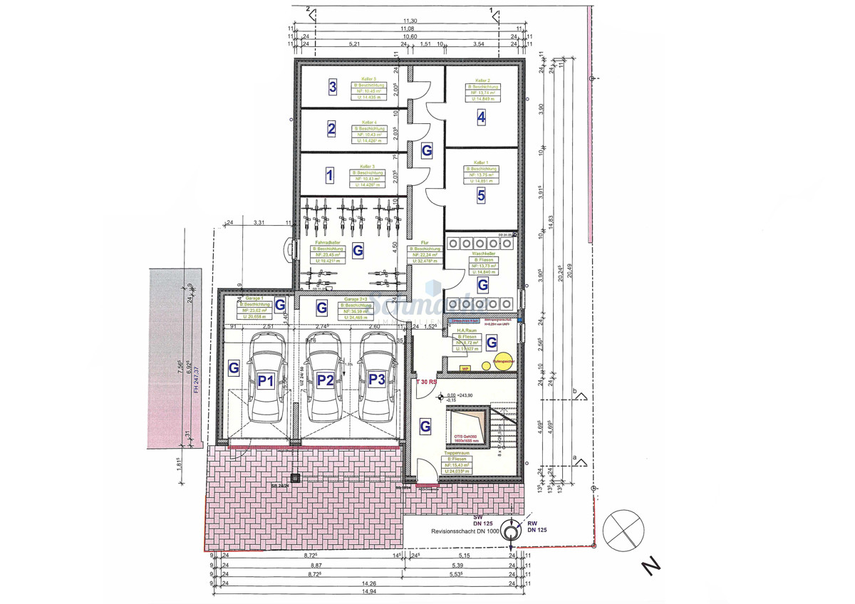 Penthaus-Wohnung mit Garage, barrierefrei in der City mit großer Dachterrasse nach Süd-West - Photo 2